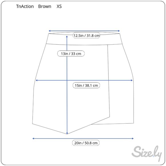 TnAction Aritzia Womens Activewear Brown Workout Stretch Gym Athletic Skort XS - Picture 6 of 6